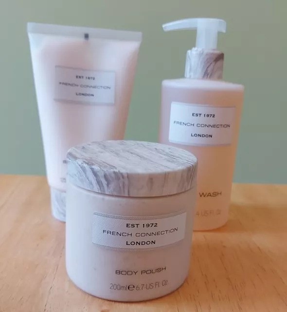 FRENCH CONNECTION BODY Lotion and body polish. 3.00 PicClick UK