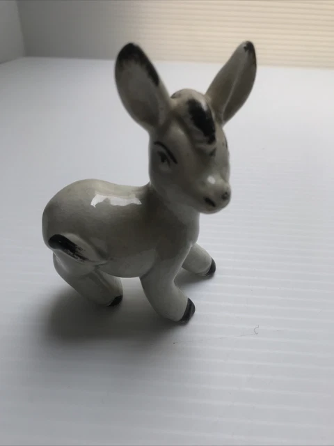 Vtg. Donkey/Mule Small Figurine 1950’s Souvenir