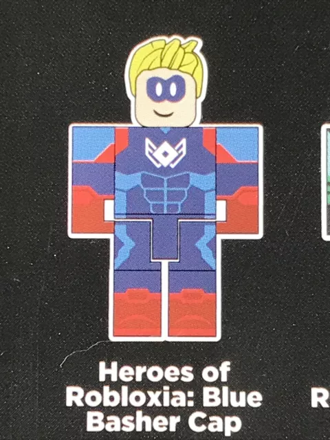 Roblox Celebrity 7 Heroes of Robloxia Blue Basher Cap w Hero Utility Belt  Code