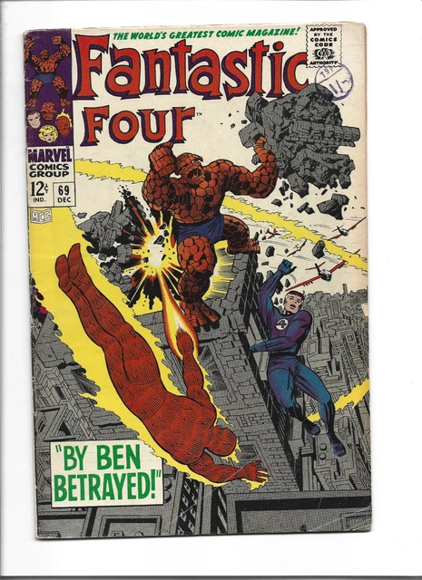 The Fantastic Four # 60 / Marvel 1967 V.good+ / Doctor Doom.