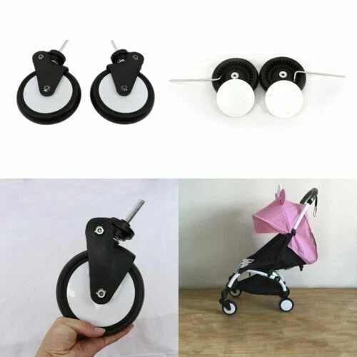 Rubber Front / Rear Wheels Replacement For Yoya Plus Kid Pram Stroller Pushchair