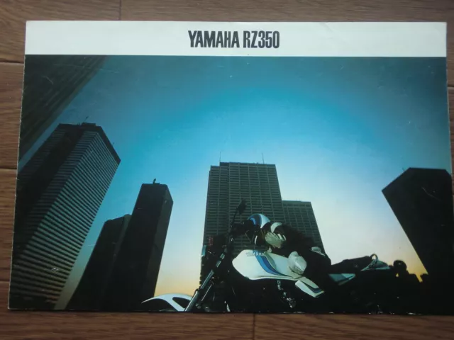 1981  yamaha   RZ350 RD350LC  Brochure  from JAPAN  81 rd350