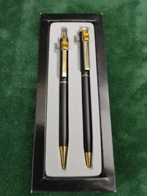 Vintage Logo American Express Combo Pen and Pencil Set with Black Case