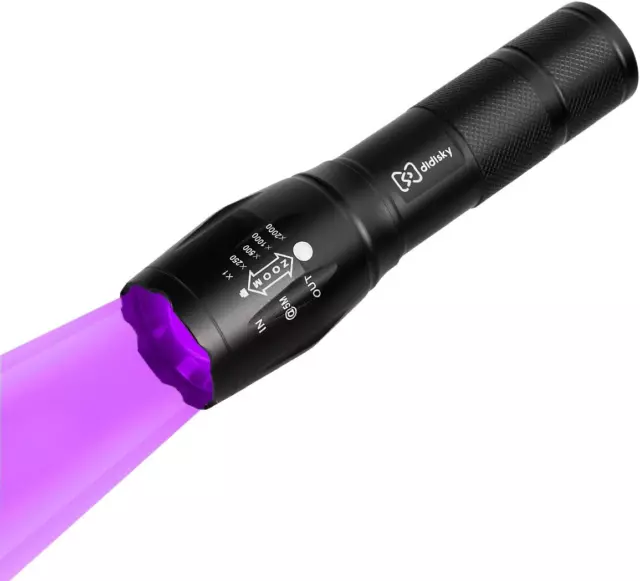 Torcia UV LED Lampada 395 NM Ultravioletti Blacklight Mano Lampada Faretto UV An