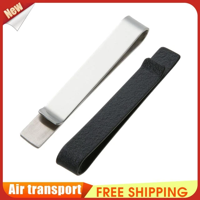 NEW MINI COLLAR Clips Antilost ID Card Pocket Holder Reusable Durable