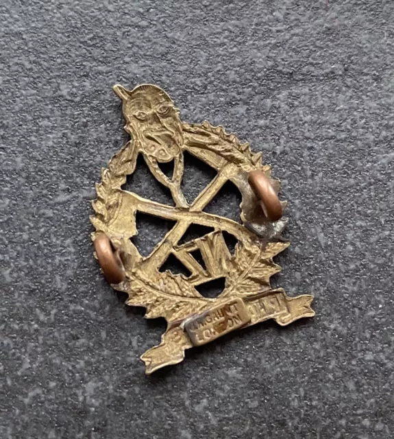 Genuine New Zealand Pioneers Cap Badge Gaunt Made 2