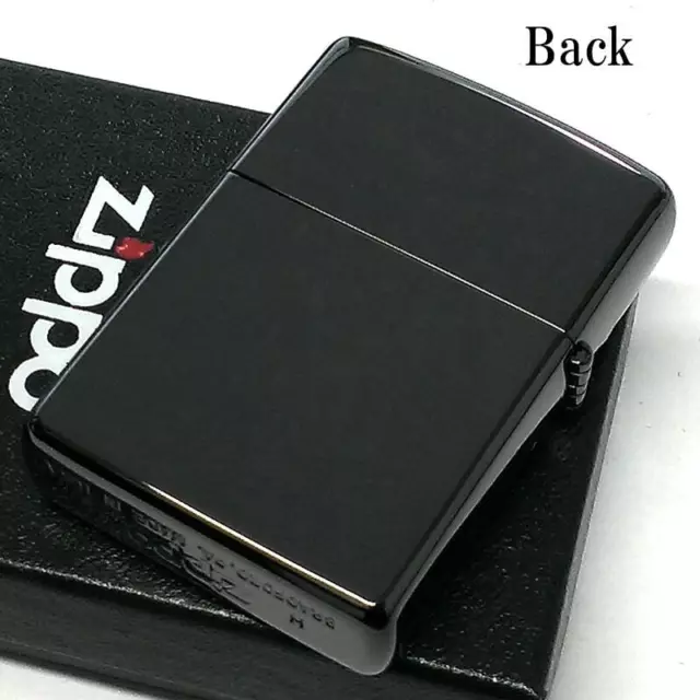Zippo Oil Lighter Reaper Black Silver Microlaser Engraving Regular Case Japan 3