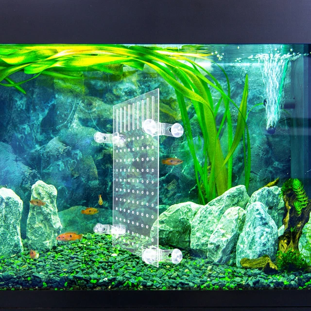 Aquarium Fish Tank Divider Acrylic Isolation Board Divider with Suction Cup