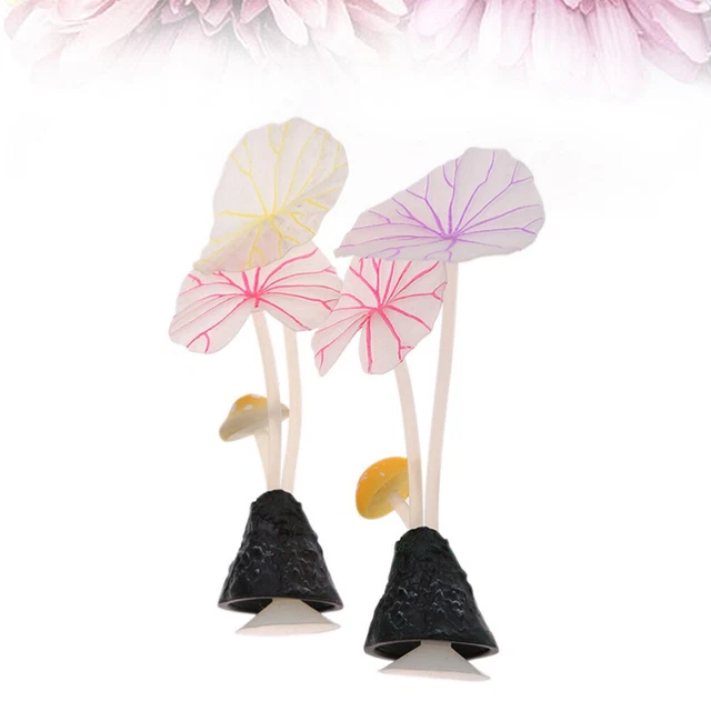 2 pcs aquarium faux plantes fish tank plantes plantes décor décorations