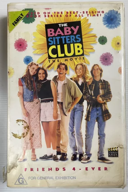 The Baby Sitters Club The Movie VHS Video Cassette Tape PAL G 1996 White Big Box