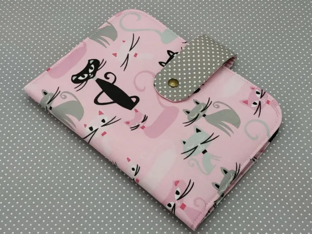 Handmade Baby Diaper Nappy Wallet Bag Pouch Wipes Holder Organizer Rose Cats 8