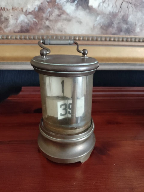 Ticket Clock RARE JUNGHANS ANTIQUE Plato Ticket Flip Clock 1910 1930 Spares/Repair £ ...
