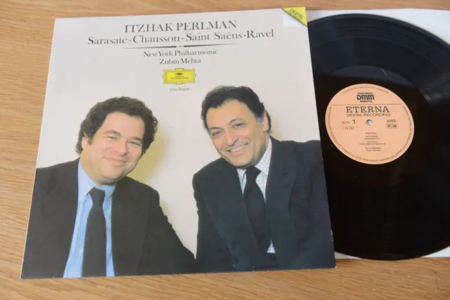 ETERNA 729293 Itzhak Perlman Zubin Mehta  Sarasate Chausson Saint-Saëns Ravel LP