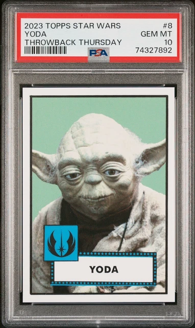 2023 Topps Star Wars Yoda Throwback Thursday #8 PSA 10 Gem Mint