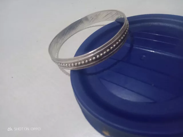 bracelet argent massif ancien