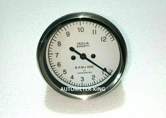 タコメーターVEGLIA BORLETTI GIRI 12,000rpm タコメーターVEGLIA BORLETTI GIRI 12,000rpm