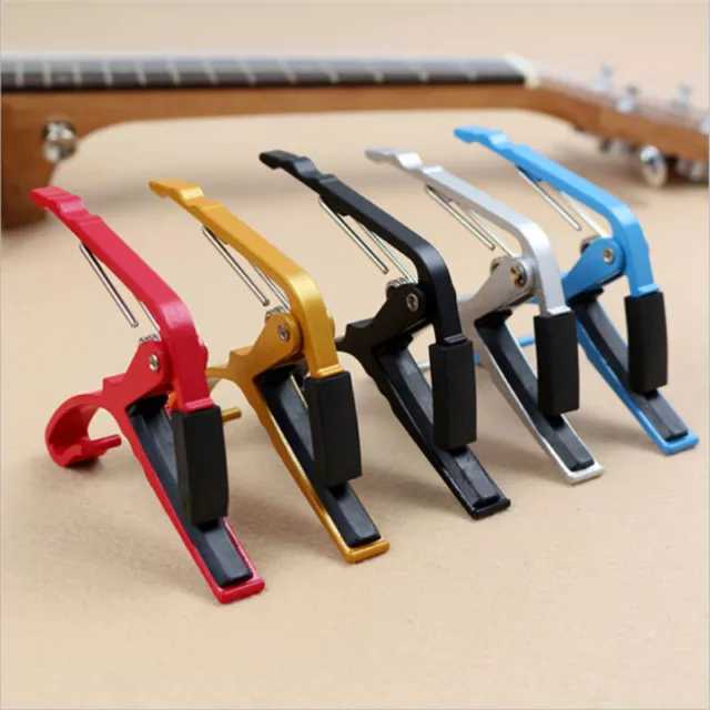 Quick Change Clamp Key Capo Aluminum Alloy For Acoustic Electric Classic Guitar