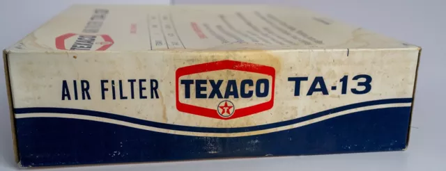 Texaco Ta-13 Air Filter Vintage New Nos 3