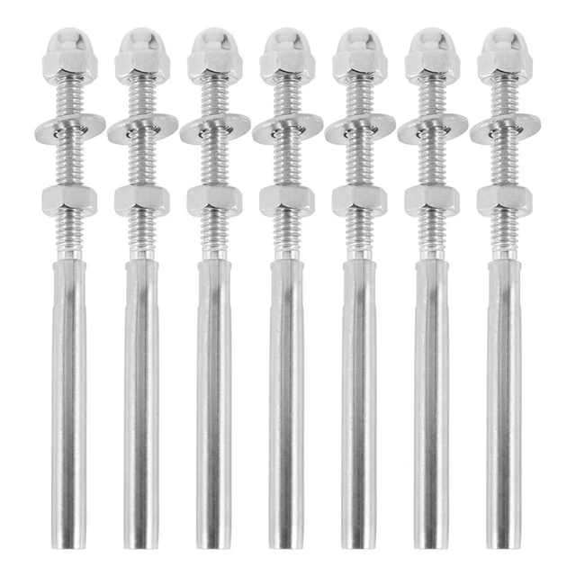 20Pack Threaded Terminal Stud Stainless T316 Marine Grade Stud End Fitting TerV5
