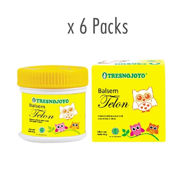 🧡[TRESNO JOYO] Telon Balm Multipurpose Balm Cough & Flu Relief Warm Body 6x40🧡