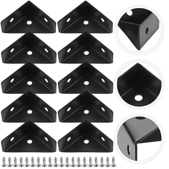 10 PEZZI BARRE Angolari In Acciaio Inox, Angoli Di Supporto Ispessiti