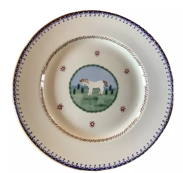 NICHOLAS MOSSE  Pottery 11" Dinner Plate Landscapes Horse Pony  Ireland