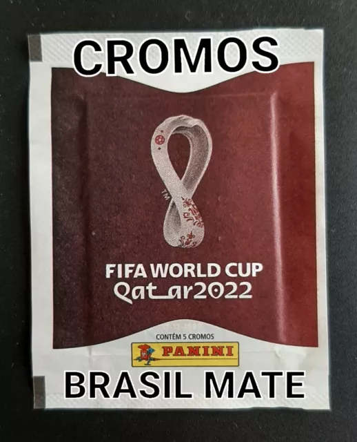PANINI WORLD CUP QATAR 2022 CROMOS BRASIL VERSION MATE pack pochette bustina