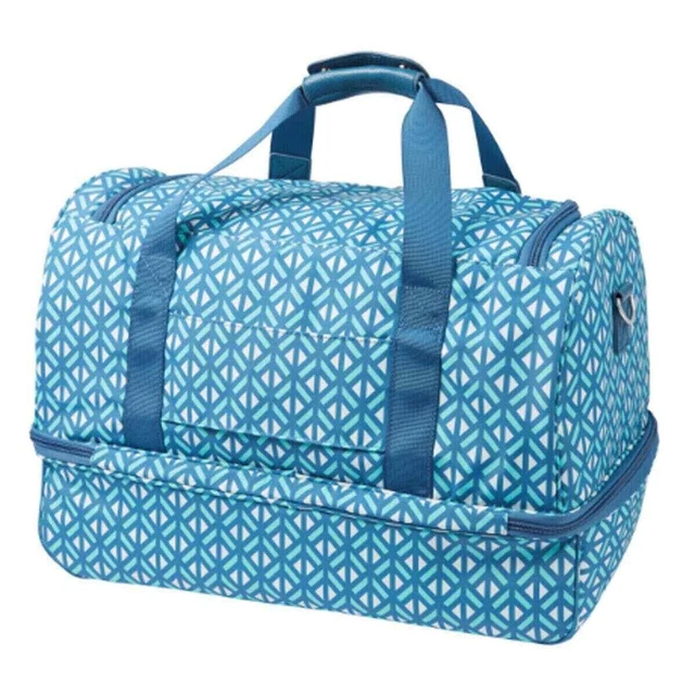 Samantha Brown To-Go Zipper Compartment Weekender Luggage Bag - Orchid Camo 2