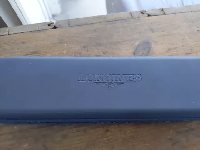 GENUINE LONGINES WATCH Travel Case Storage Box. 129mm x 80mm. Free Postage 23.14 PicClick UK
