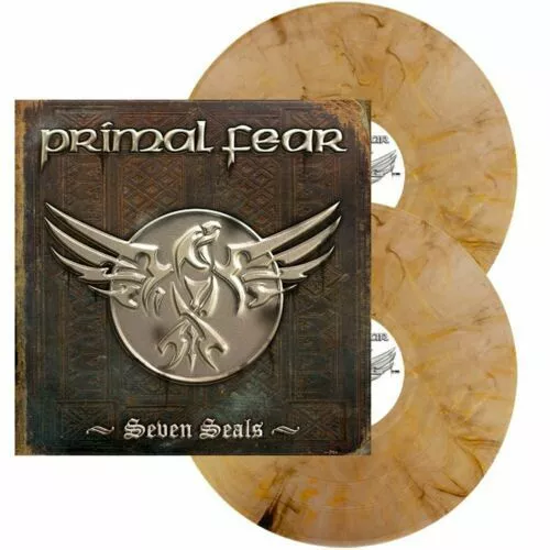 PRIMAL FEAR - SEVEN SEALS - 2 LP Brown Marble VINYL NEW ALBUM