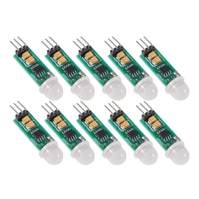 10 pz -SR505 Adjust IR modulo piroelettrico infrarossi sensore di movimento Det Z4B8