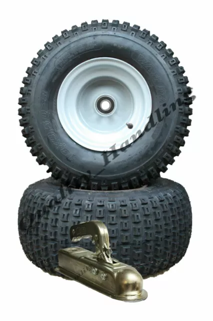 Kit de remolque ATV - Remolque quad - ruedas con rodamientos + enganche, 200 kg