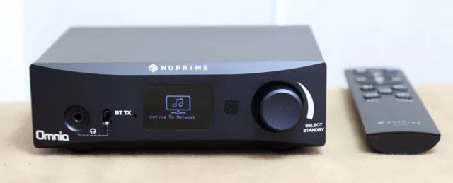 NuPrime Omnia WR-2 High-End Streamer für jede Hifi-Anlage, Apt-X HD, Bluetooth