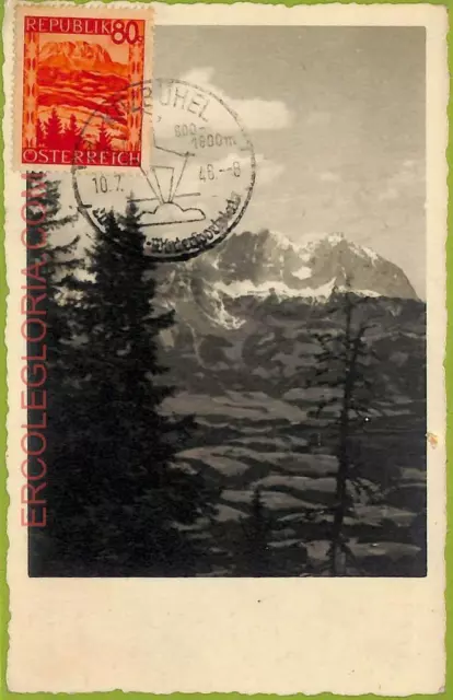 ad3302 - AUSTRIA - Postal History - MAXIMUM CARD - 1948 - Mountain