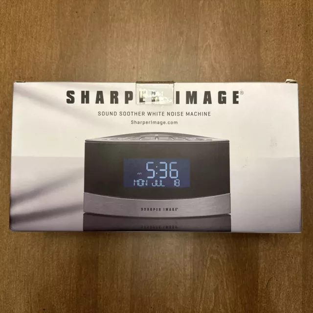 Brand New Sharper Image 20 Soothing Sounds Soother White Noise Machine EC-B150