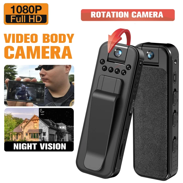 BOBLOV A26 128GB Mini Body Camera, Small Body Cams, 6 Hrs Video Recording Tripod Included For Monitoring Wearable Video Camera For Service Delivery Recording Collect Evidence - View #2