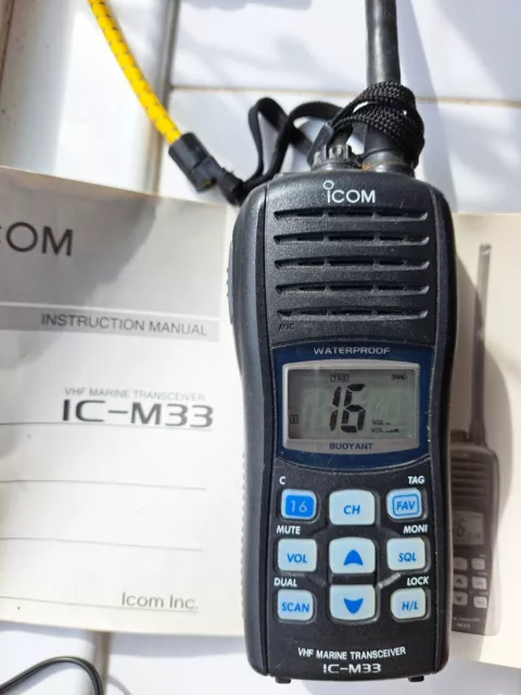 Icom IC-M33 Handheld Marine VHF