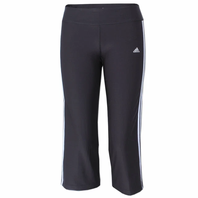 Adidas Damen Climalite Leggings Typo Pro Ultimate Fitness Yoga Schwarz  Training