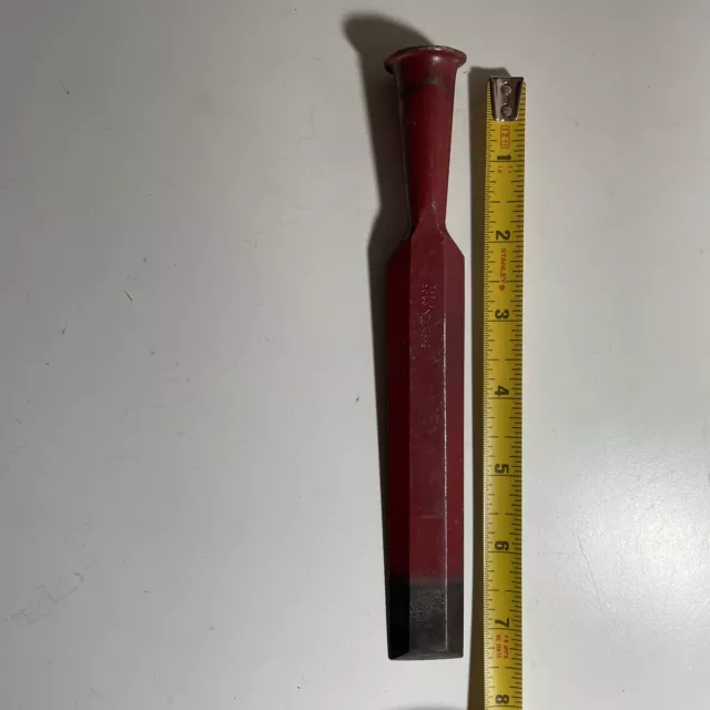 Vintage 1 inch wide 7 1/2 long Beveled Edge Wood Chisel Buck Bros.