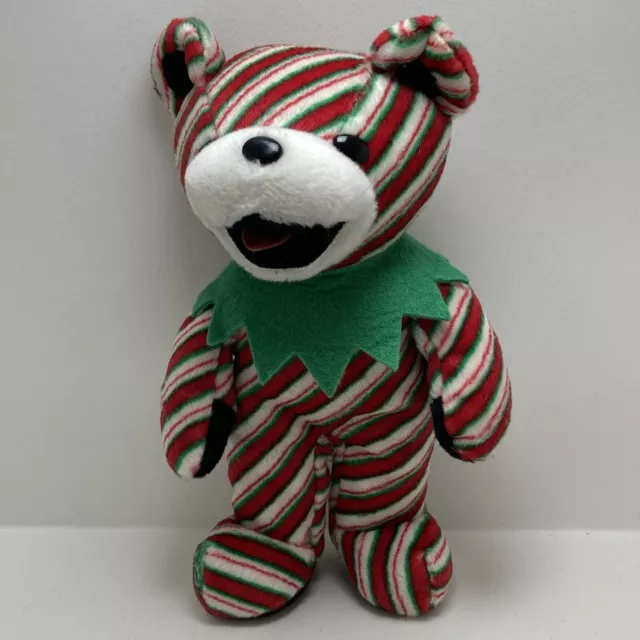 VTG Grateful Dead Plush Bear Candyman Liquid Blue Steven Smith Red Green White