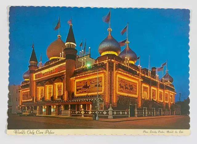 World's only Corn Palace Mitchell South Dakota Postcard Unposted