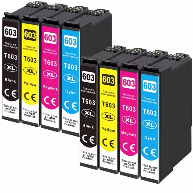 2-10x Patronen für Epson 603XL XP3100 2100 2105 3105 4100 4105 WF-2810 2830 2850