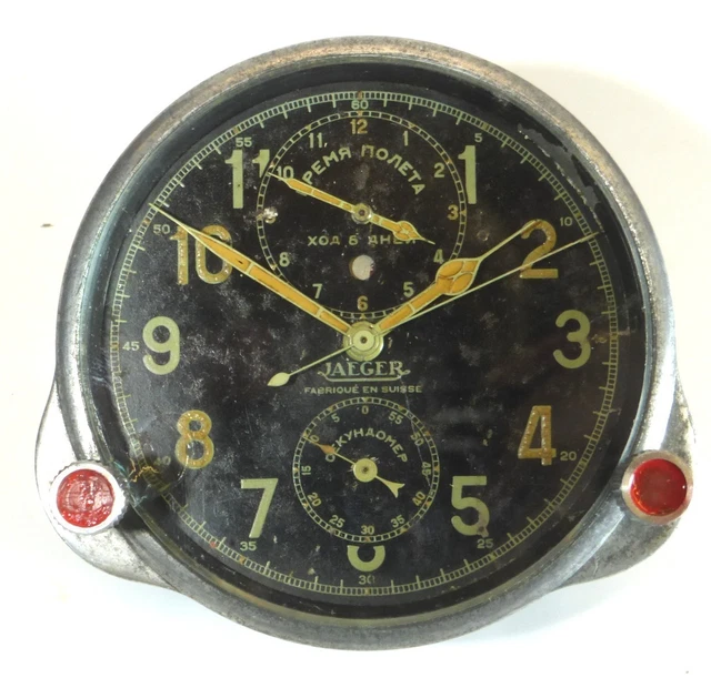 Montre De Tableau De Bord Vintage Smiths 8 Jours - Mécanique à Remontage Manuel - Occasion Fonctionnelle