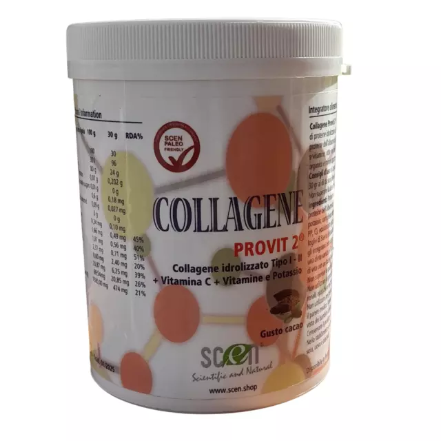 Collagene Provit2 - Collagene idrolizzato tipo I, II ad altissima concentrazione