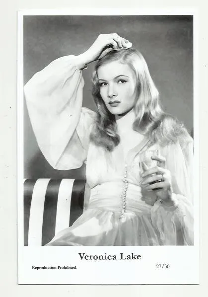 (Bx12) Veronica Lake Swiftsure Photo Postcard (27/30) Filmstar Pin Up Glamor