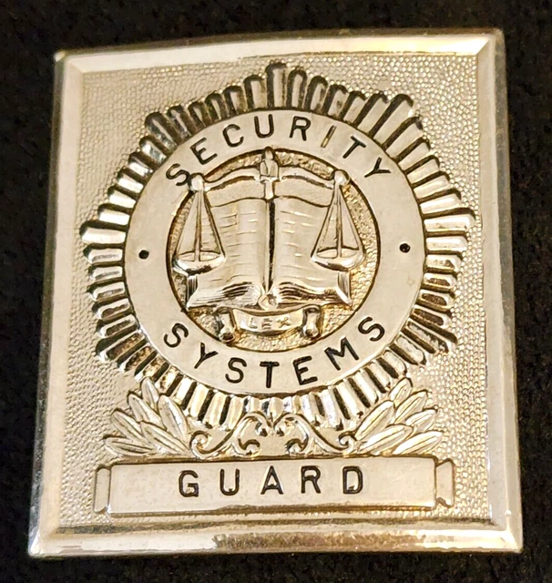 Official Security Systems Guard Lex Metal Pin 991 Ga-Rel 2.5 Ounces