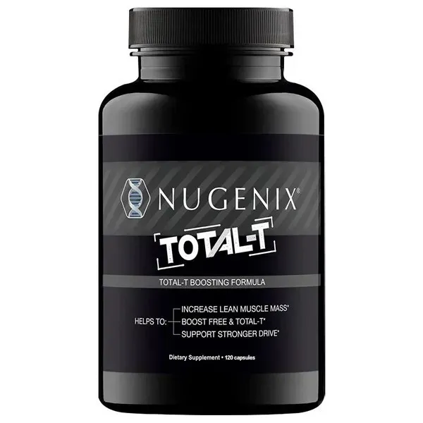 Nugenix Total-T - Natural Testosterone Booster for Men, 60/120 Capsules