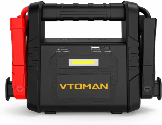 VTOMAN 4000A CAR Jump Starter 12V Battery Charger Booster Portable Power  Bank AU $149.99 - PicClick AU