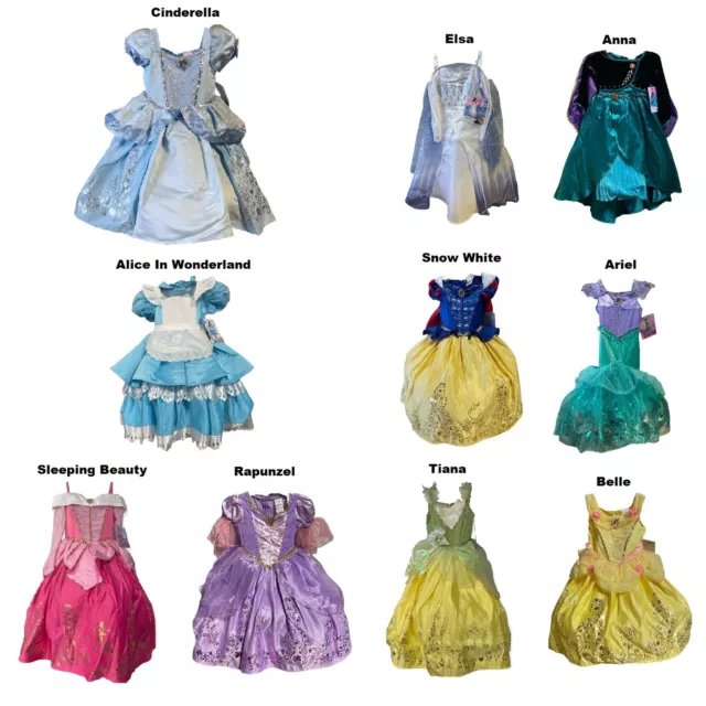 Disguise Girl's Prestige Disney Princess Dress Pretend Play Costume Dress-Up