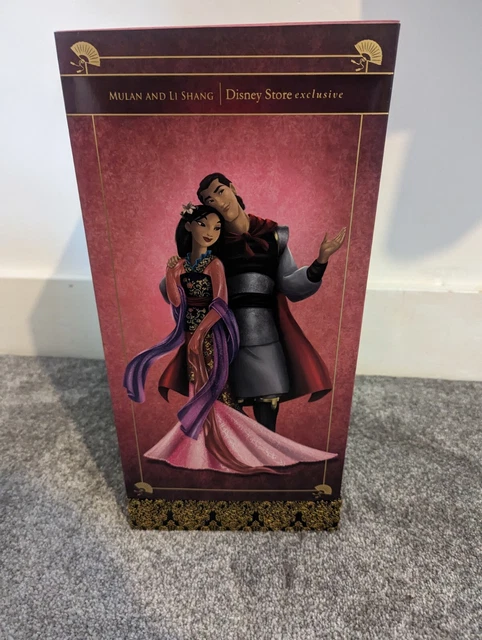DISNEY DESIGNER FAIRYTALE Doll Mulan And Li Shang Limited Edition £110. ...